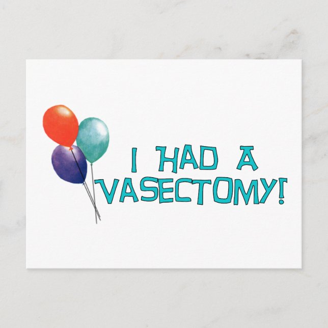 Vasectomy Postcard (Front)