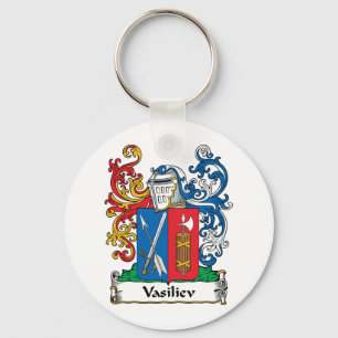 Vasiliev Family Crest Key Ring