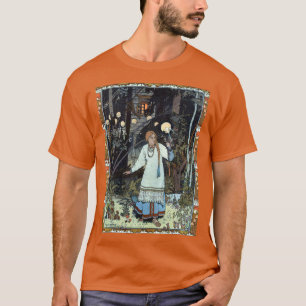 Vasilisa the Beautiful at the Hut of Baba Yaga Iva T-Shirt