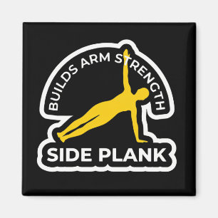 Vasisthasana Side Plank • Builds Arm Strength Yoga Magnet