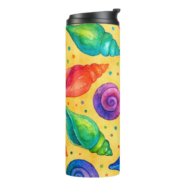 Vaso térmico caracolas de colores  thermal tumbler (Rotated Left)