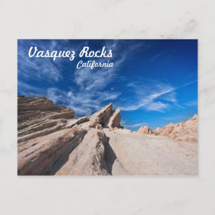 Vasquez Rocks county park near los angeles Postcard