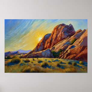 Vasquez Rocks - Poster