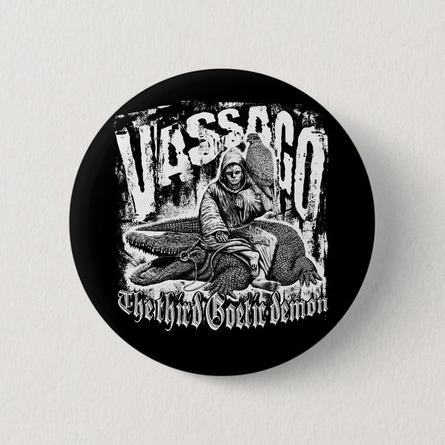 Vassago 6 Cm Round Badge (Front)