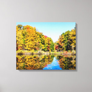 Vassar Farms Pond Canvas Print