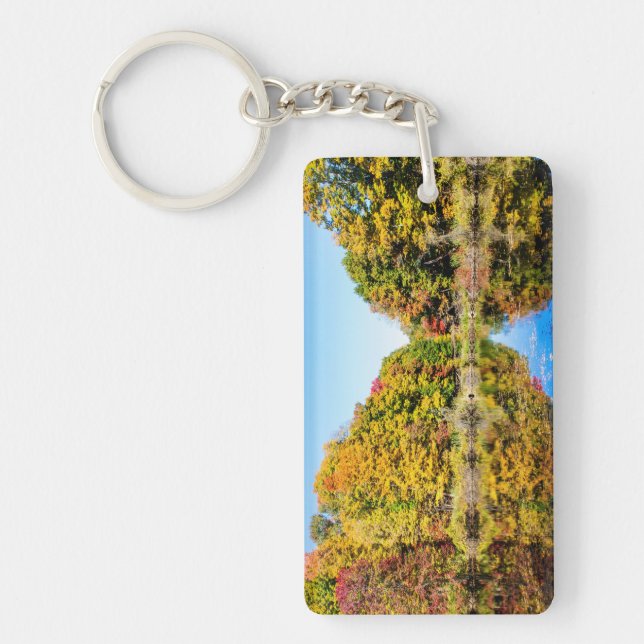Vassar Farms Pond Key Ring (Front)