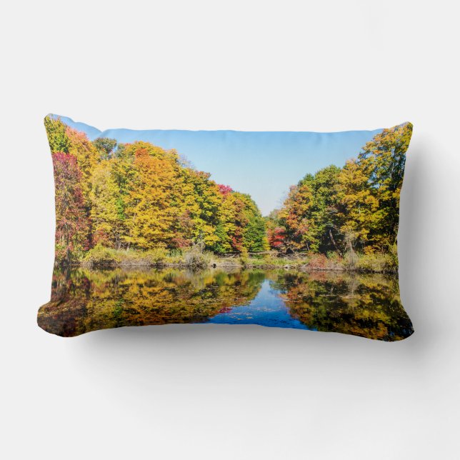Vassar Farms Pond Lumbar Cushion (Front)