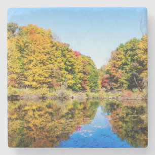 Vassar Farms Pond Stone Coaster