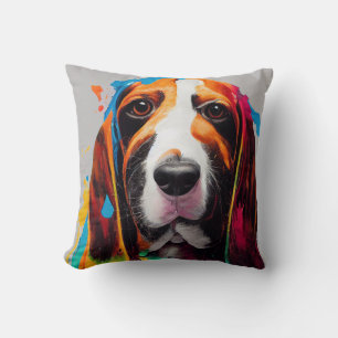 Vasset Hound Dog Pet Cute Adorable Animal Company Cushion
