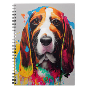 Vasset Hound Dog Pet Cute Adorable Animal Company Notebook