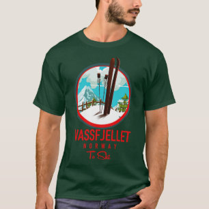 Vassfjellet norway ski T-Shirt