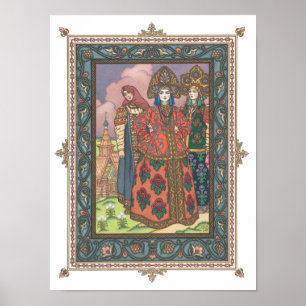 Vassilissa the Beautiful Russian Folktale Poster