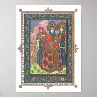 Vassilissa the Beautiful Russian Folktale Poster