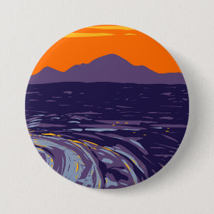 Vast Ocean of Lava Flows 7.5 Cm Round Badge