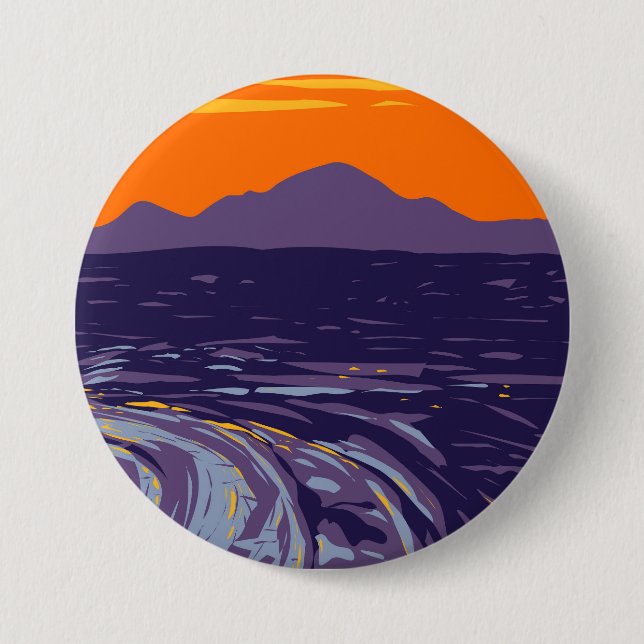 Vast Ocean of Lava Flows 7.5 Cm Round Badge (Front)