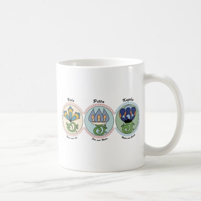 Vata-Pitta-Kapha Coffee Mug (Right)