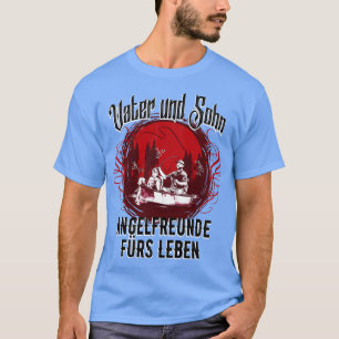 Vater Sohn Angelfreunde frs Leben Angeln T-Shirt