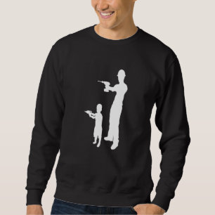 Vather Son Refurbishing With Drill Construction Si Sweatshirt