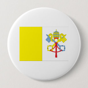 Vatican City 10 Cm Round Badge