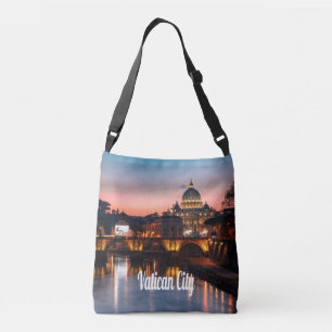 Vatican City At Night Roman Catholic Church Crossbody Bag