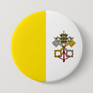 Vatican City Flag 7.5 Cm Round Badge