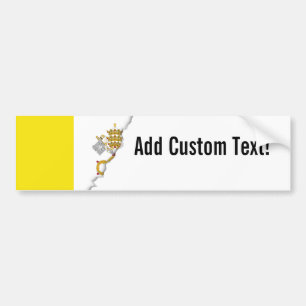 Vatican City flag Bumper Sticker