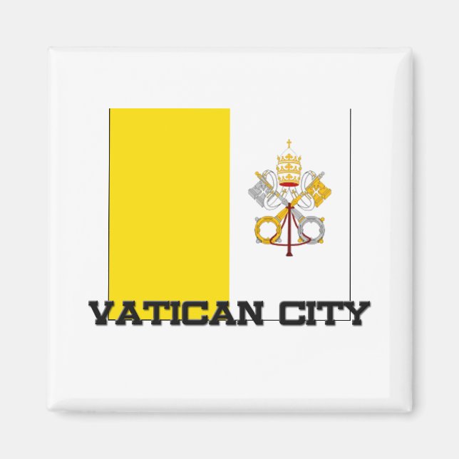 Vatican City Flag Magnet (Front)