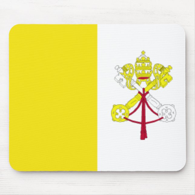 Vatican City Flag Mousepad (Front)