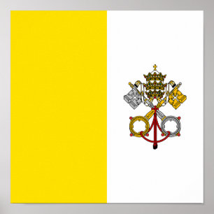 Vatican City Flag Poster