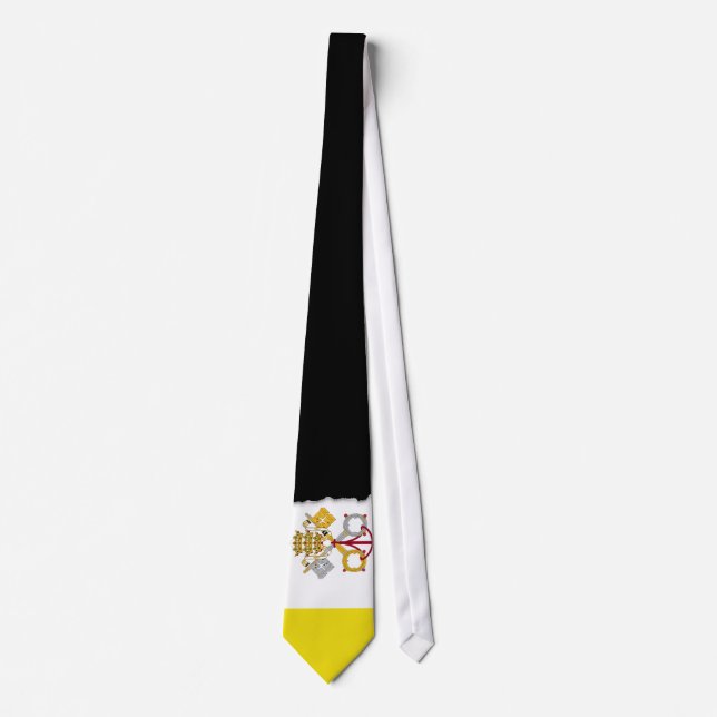 Vatican City flag Tie (Front)