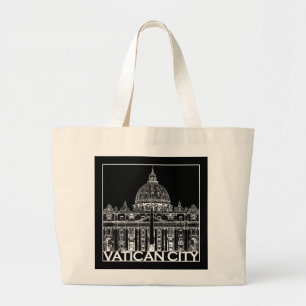 Vatican City Large Tote Bag