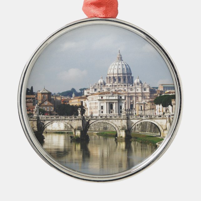 Vatican City Metal Tree Decoration (Front)