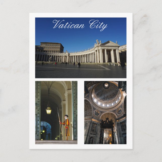 Vatican City Multi-view Postcard (Front)