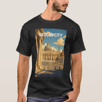 Vatican City St Peter's Square Illustration Travel
