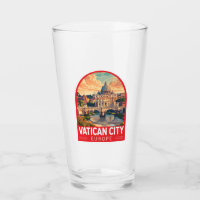 Vatican City Travel Art Vintage