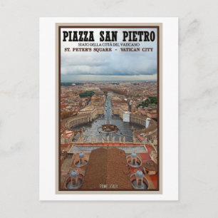 Vatican City - View from St Peter's Basilica Postcard