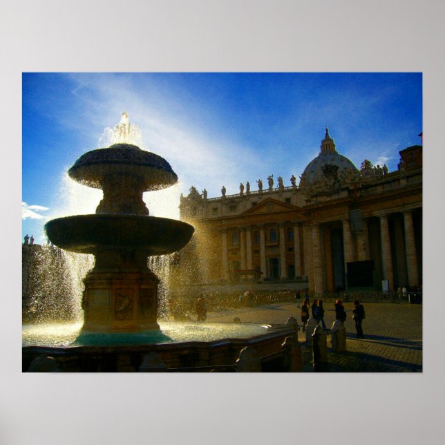 vatican fountain poster (Front)