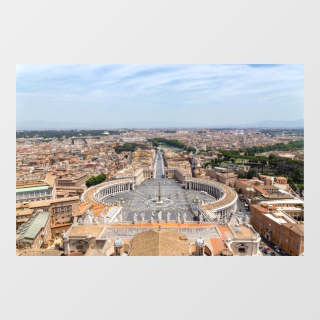 Vatican, Italy: St. Peter's Square aerial view (Sheet)