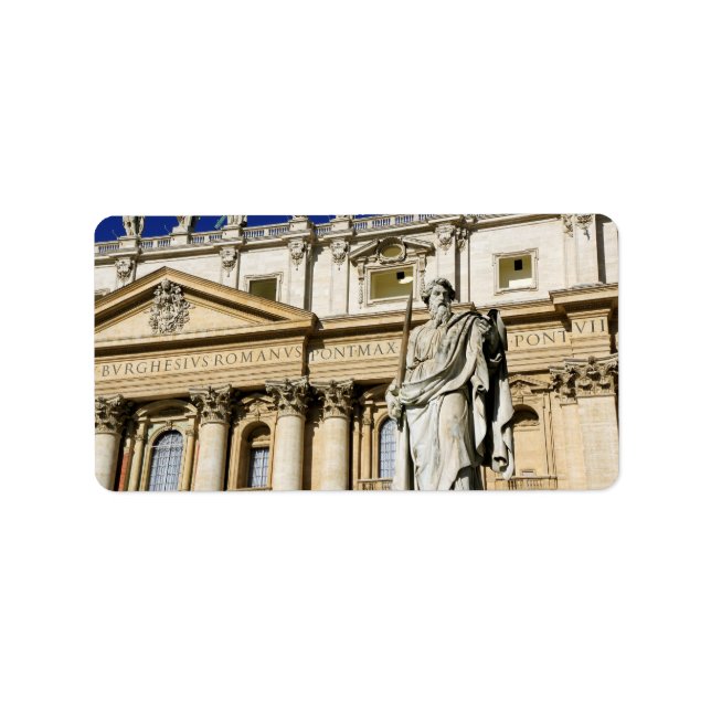 Vatican museum label (Front)