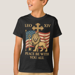 Vatican Pope Leo Xiv - Peace Be With You All T-Shirt