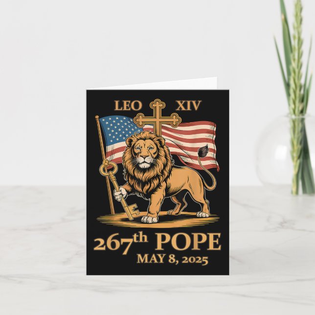 Vatican Pope Leo Xiv - The 267th Pope _7  Card (Front)