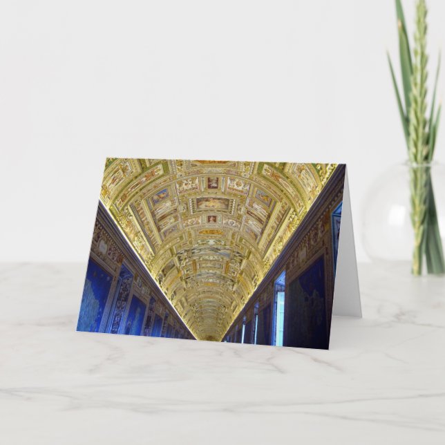 vatican roof long holiday card (Front)