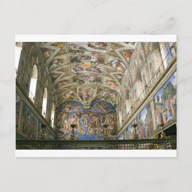 Vatican Sistine Chapel Postcard (Front)