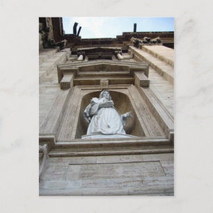 vatican statue postcard