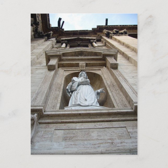 vatican statue postcard (Front)