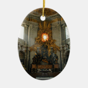 Vatican views ceramic tree decoration