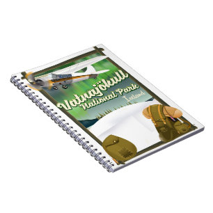 Vatnajökull National Park Iceland Spiral Notebook