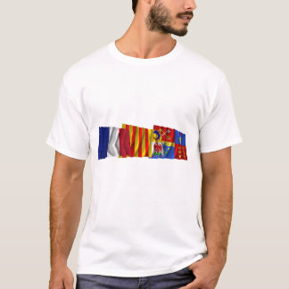 Vaucluse, Provence-Alpes-Côte-d'Azur & France flag T-Shirt