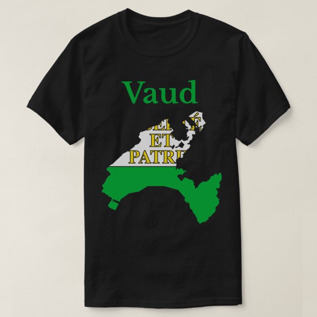 Vaud Canton Switzerland T-Shirt (Design Front)