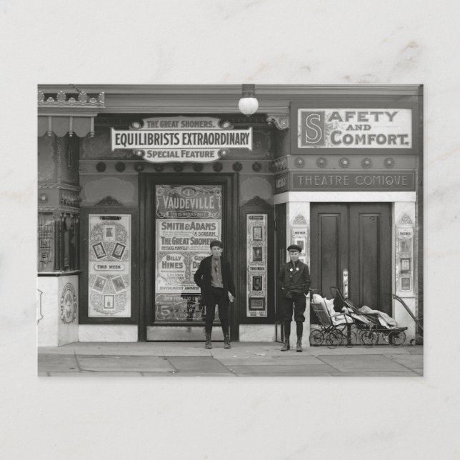 Vaudeville Theatre, 1910 Postcard (Front)